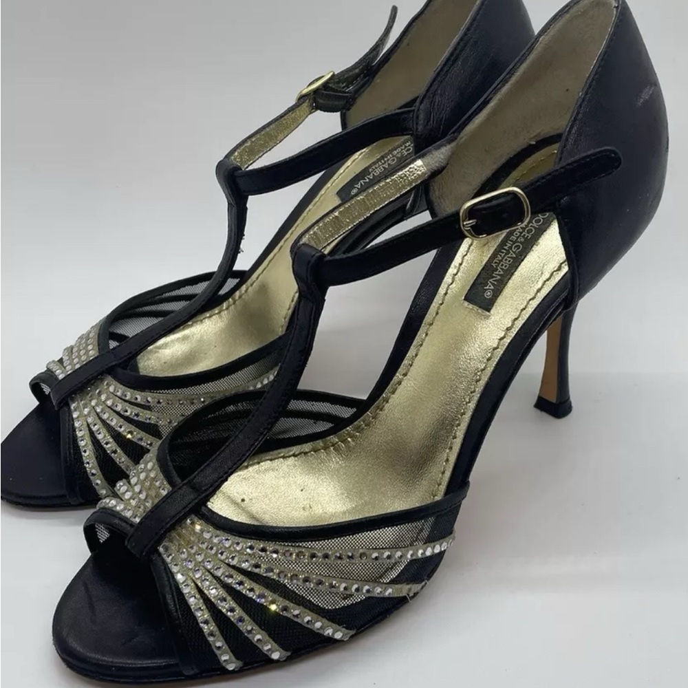 Dolce&Gabanna crystal embellished Heels